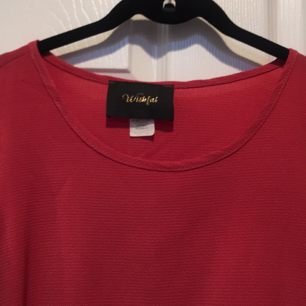Slightly Used In Good Condition Small Coral Blouse - image 3
